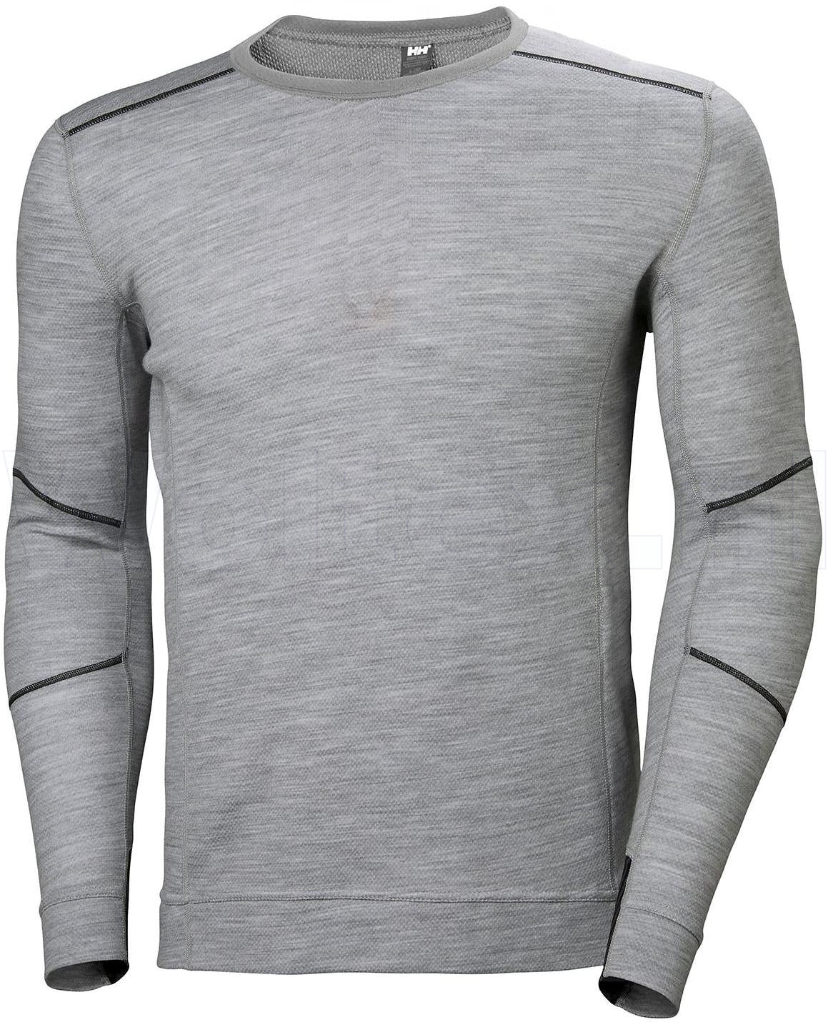 Helly Hansen Ondershirts Lifa Merino 75106 Vochtafvoerend grijsmelee(930)