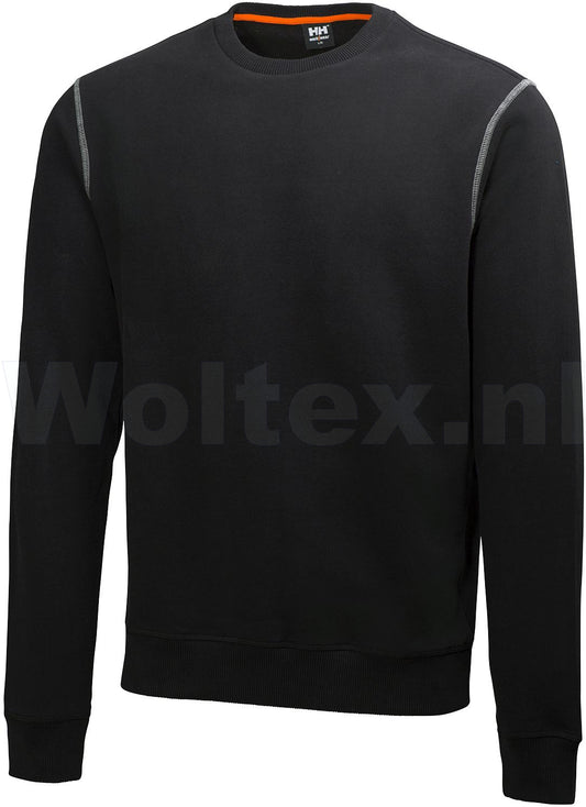 Helly Hansen Polosweaters Oxford Crewneck zwart(990)