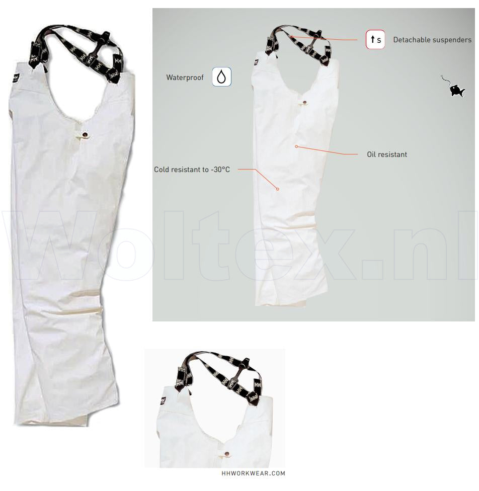 Helly Hansen Am. Overalls Tromso 70400 Oliebestendig wit(900)