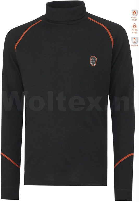 Helly Hansen Ondershirts Fakse 75075 Vlamvertragend- antistatisch zwart(990)