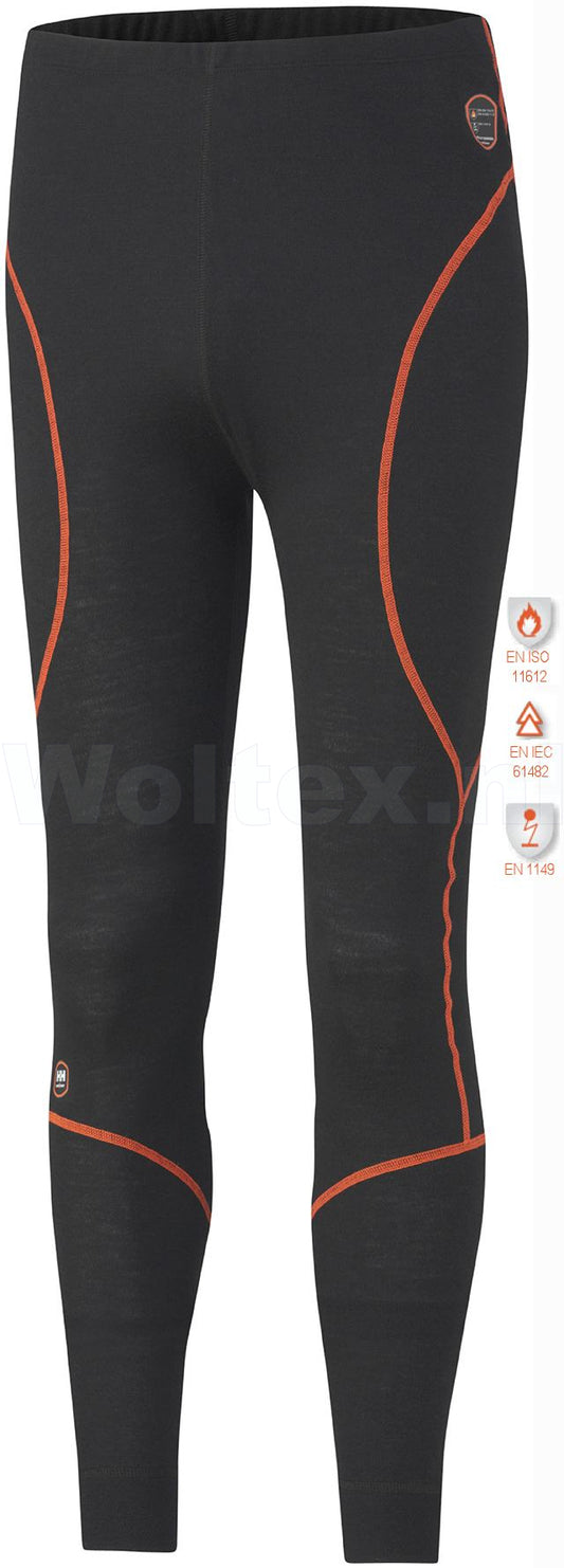 Helly Hansen Onderbroeken Fakse 75475 Vlamvertragend- antistatisch zwart(990)