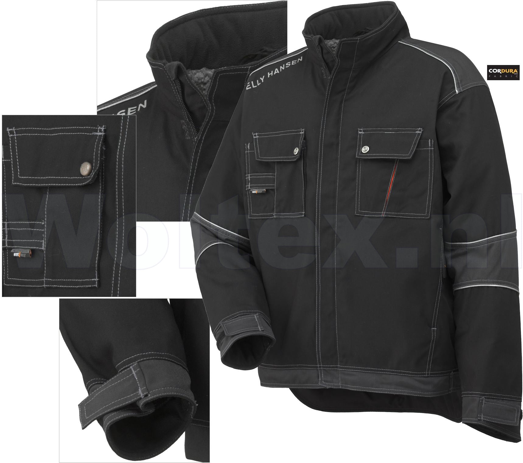 Helly Hansen Jassen Chelsea 76041 zwart-antracietgrijs(999)