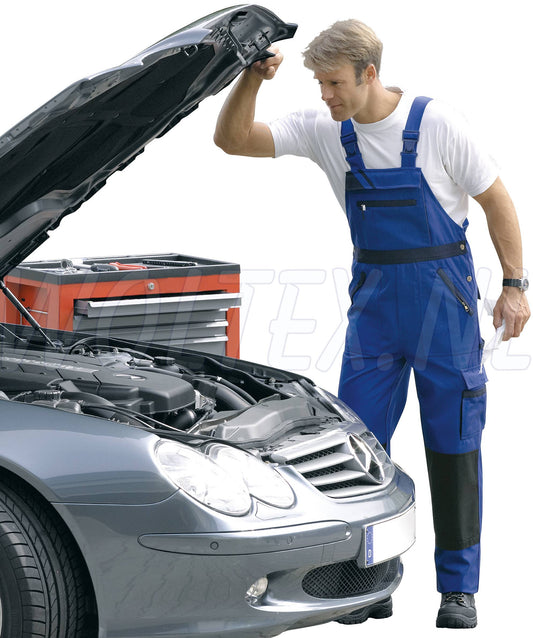 PKA Am. Overalls ThreeLine Image kobaltblauw-donkerblauw(KB/HB)