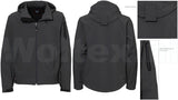 JMP Wear Jassen Andorra Softshell- stretch Waterafstotend- winddicht grijs(GRIJS)
