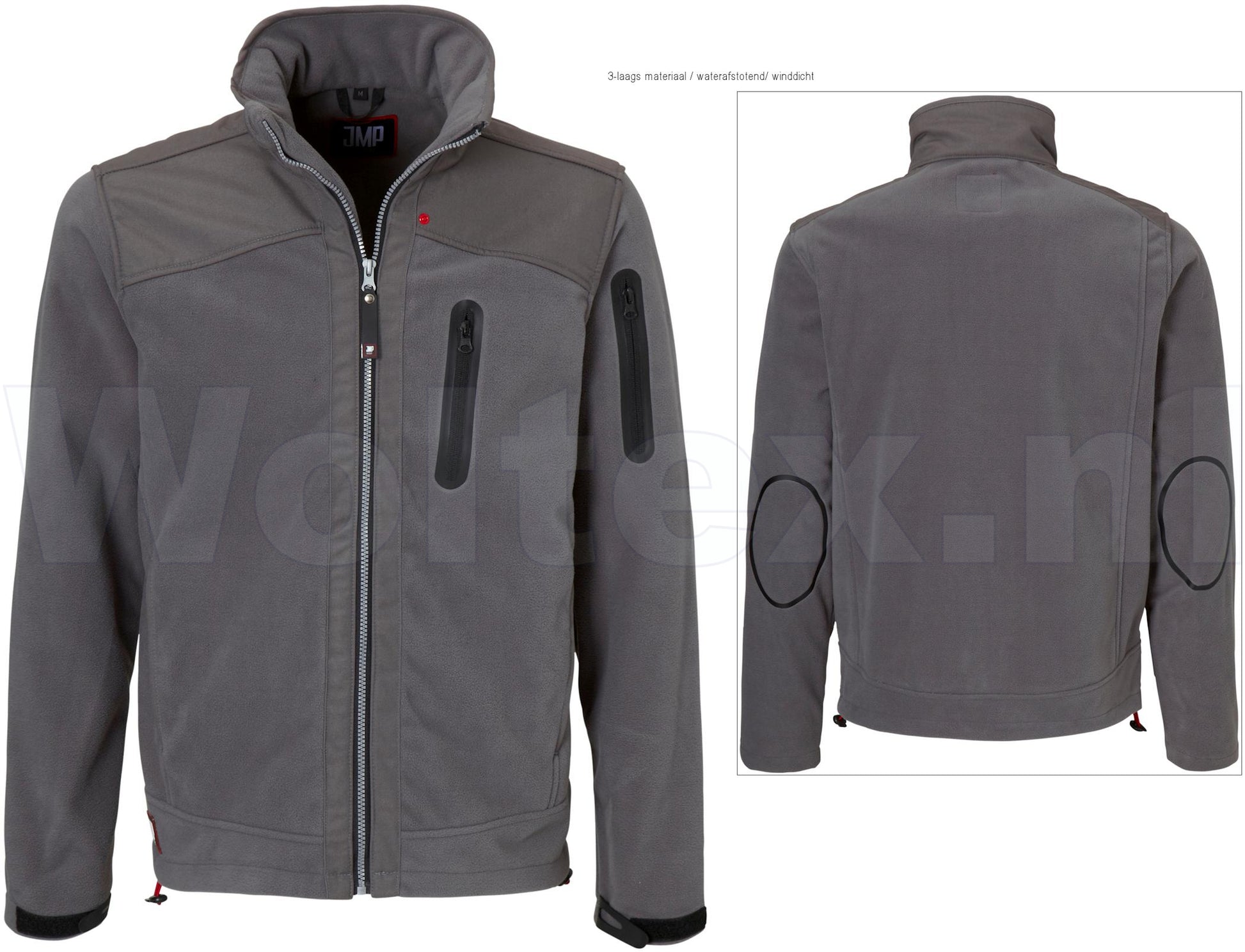 JMP Wear Jassen Calgary Winddicht- waterafstotend grijs(GREY)