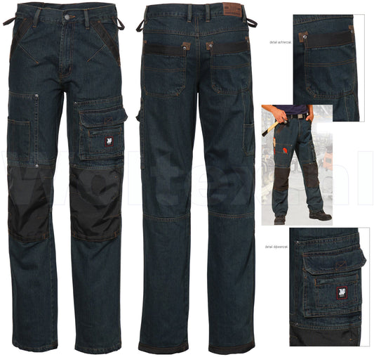 JMP Wear Broeken New Dixon denim blue(DENIM)