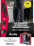 Mascot Advanced Broeken 17179-311 Workwear Box KA018-999 (2x 17179-311 Ultimate Stretch werkbroek + 1x 00718-100 kniebeschermers + 1x 17044-990 riem) zwart(09)