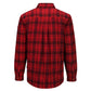 Portwest KA3 Werkkleding Overhemd KA313 Sherpa gevoerd geruit rood(RE)