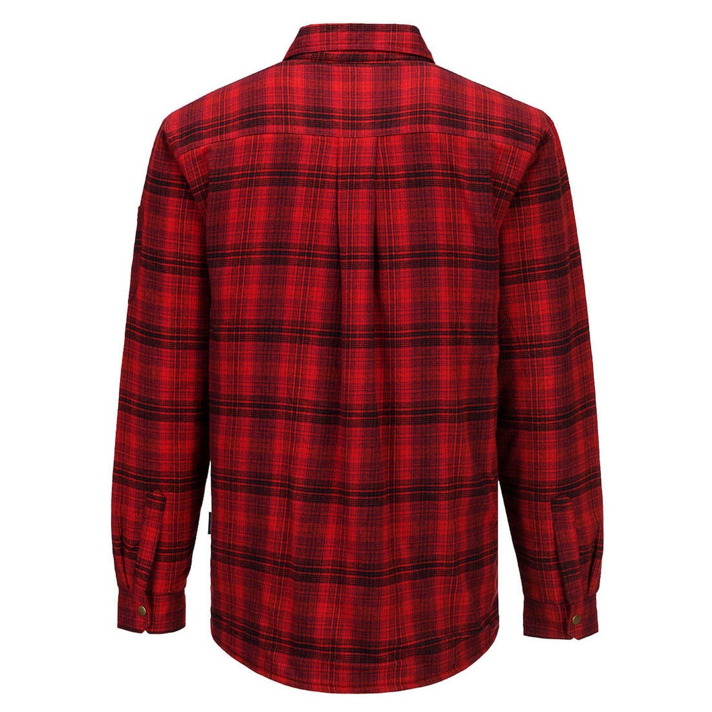 Portwest KA3 Werkkleding Overhemd KA313 Sherpa gevoerd geruit rood(RE)