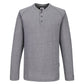 Portwest KA3 Werkkleding T-Shirt KA370 Henley L/S zoomgrijs(ZO)