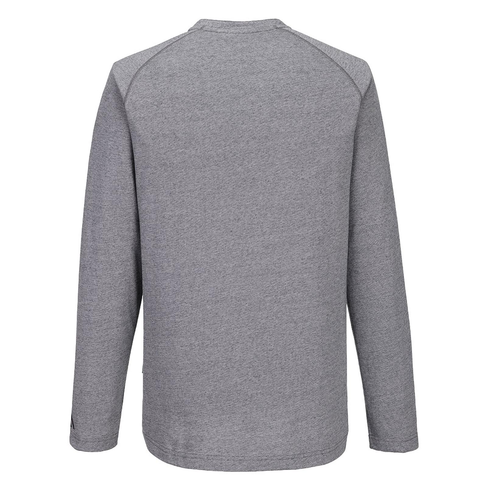 Portwest KA3 Werkkleding T-Shirt KA370 Henley L/S zoomgrijs(ZO)