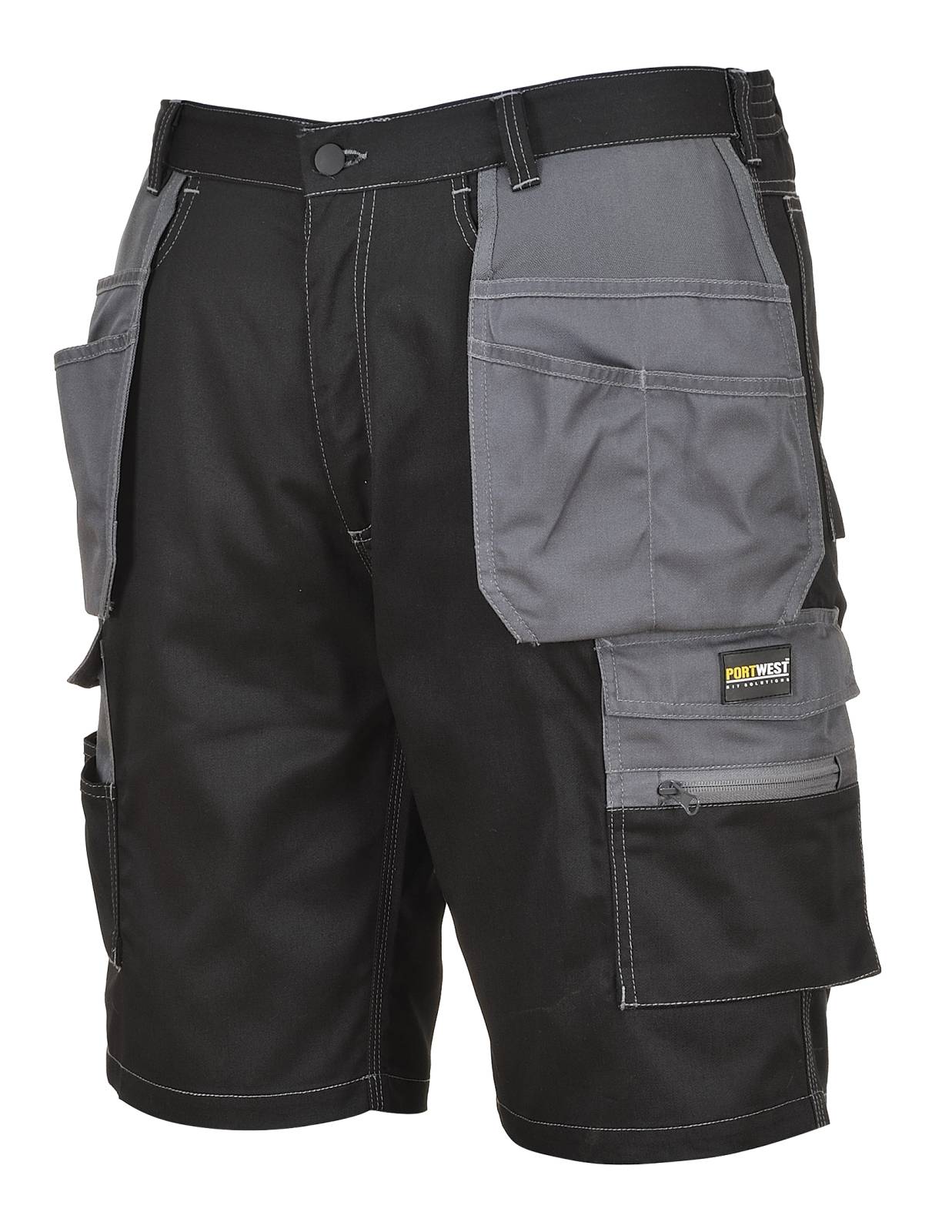 Portwest Broeken KS18 zwart-zoomgrijs(BZ)