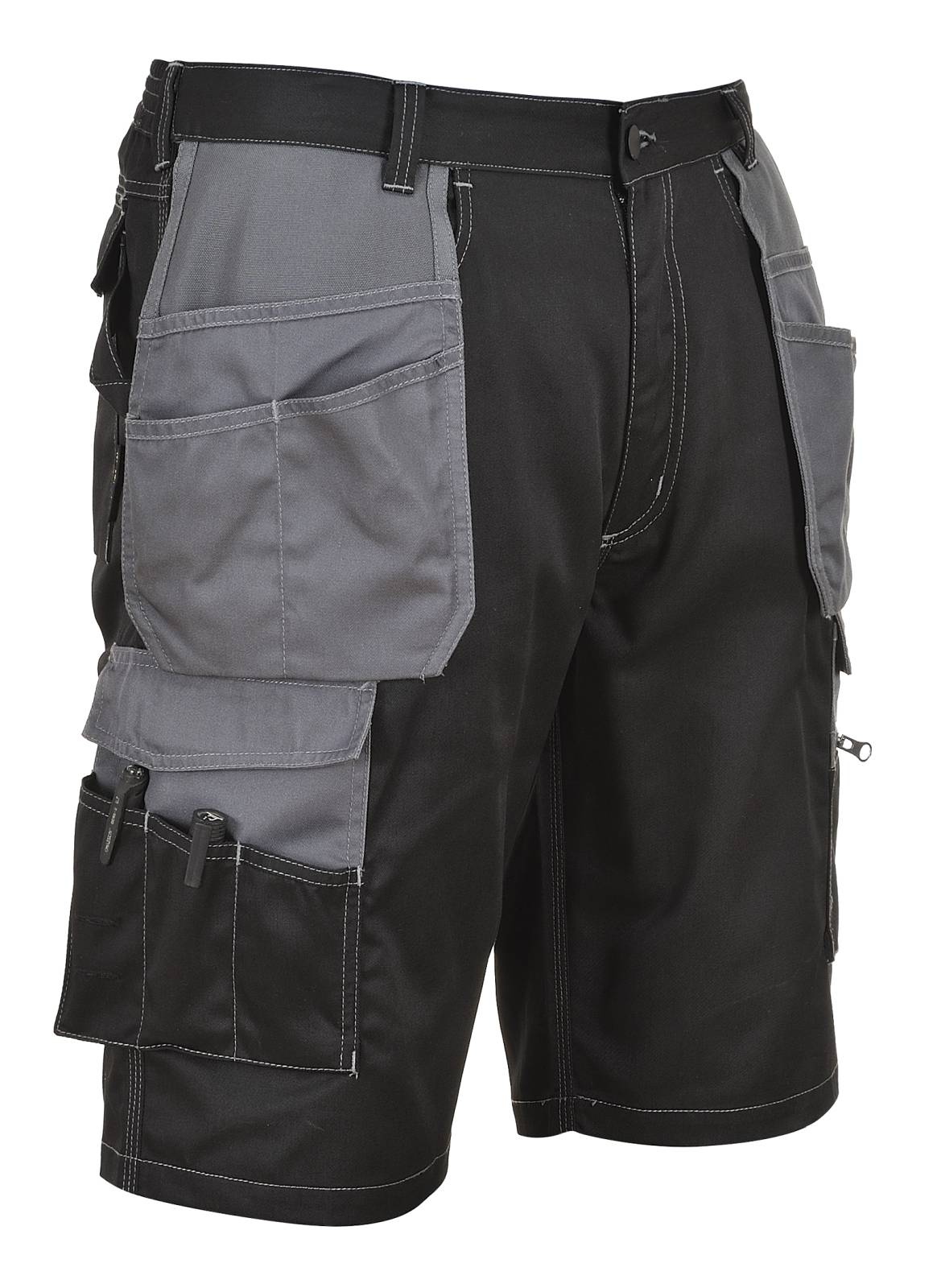 Portwest Broeken KS18 zwart-zoomgrijs(BZ)
