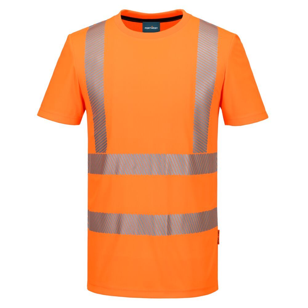 Portwest KX3 Hoge zichtbaarheid T-shirt KX301 Hi-Vis T-Sport K/M oranje(OR)