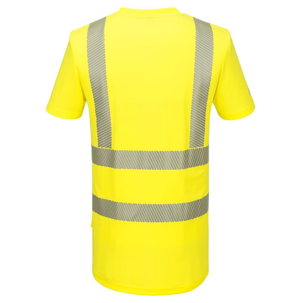 Portwest KX3 Hoge zichtbaarheid T-shirt KX301 Hi-Vis T-Sport K/M geel(YE)