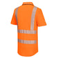 Portwest KX3 Hoge zichtbaarheid Polo KX302 Hi-Vis korte mouw rits oranje(OR)