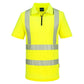 Portwest KX3 Hoge zichtbaarheid Polo KX302 Hi-Vis korte mouw rits geel(YE)