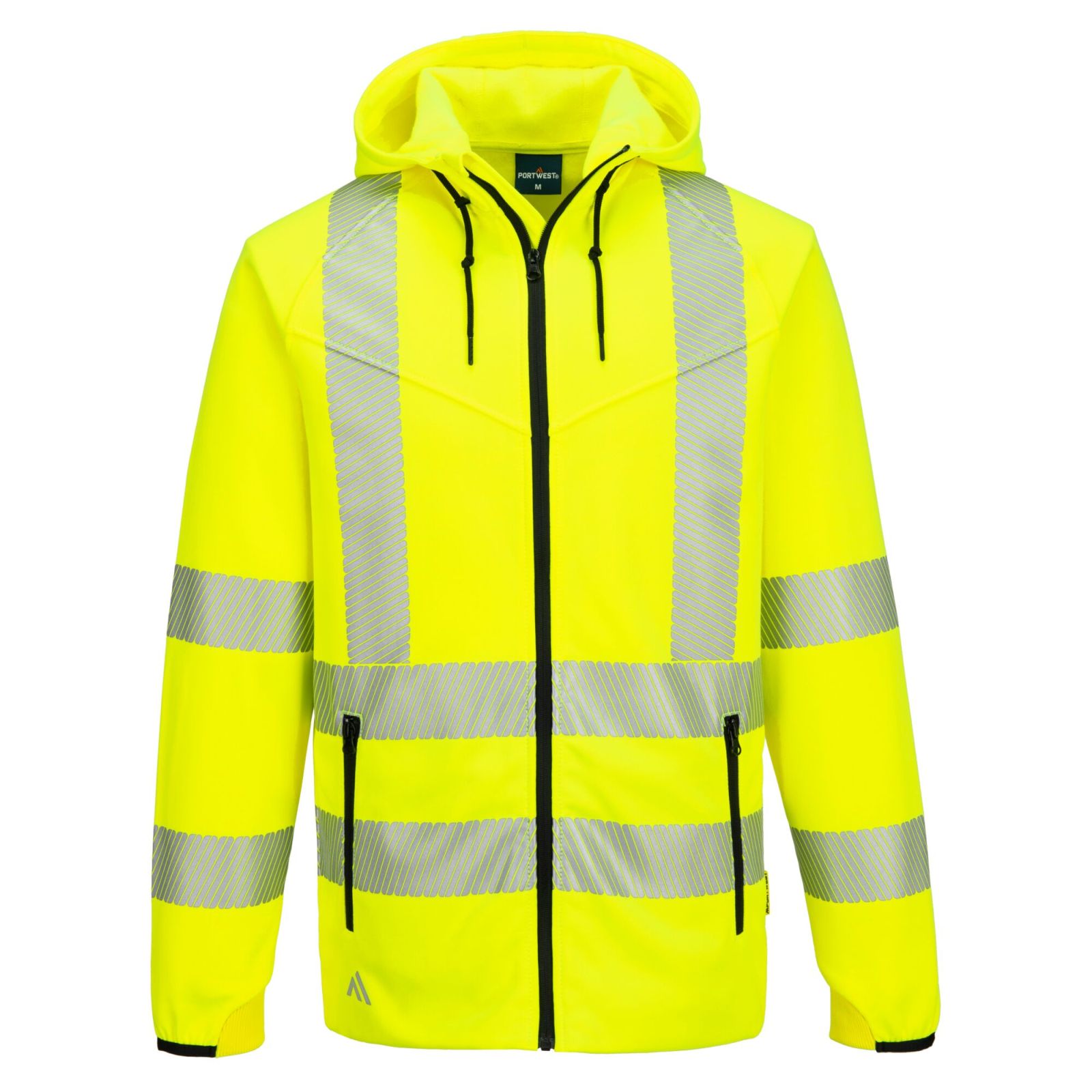 Portwest KX3 Hoge zichtbaarheid Hoodie KX303 Sport Hi-Vis rits geel(YE)