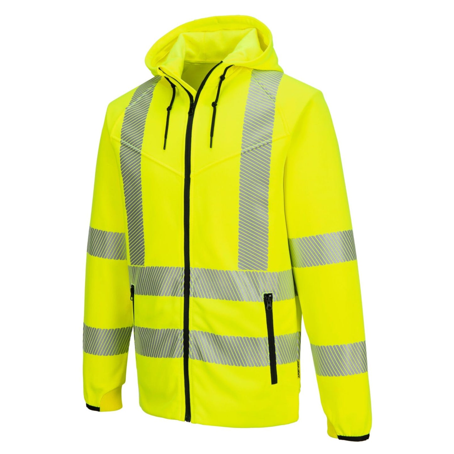 Portwest KX3 Hoge zichtbaarheid Hoodie KX303 Sport Hi-Vis rits geel(YE)