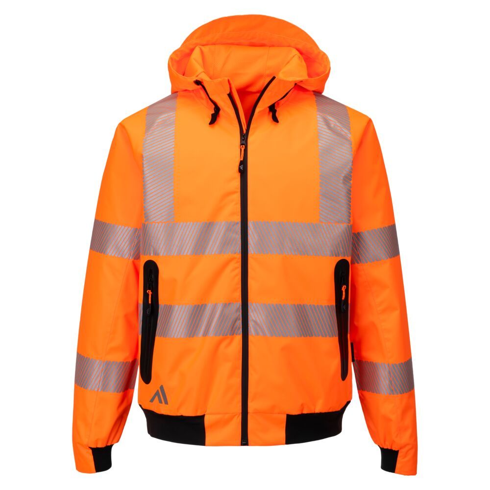Portwest KX3 Hoge zichtbaarheid Bomberjack KX315 Sport Hi-Vis Regen oranje(OR)
