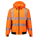 Portwest KX3 Hoge zichtbaarheid Bomberjack KX315 Sport Hi-Vis Regen oranje(OR)