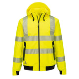 Portwest KX3 Hoge zichtbaarheid Bomberjack KX315 Sport Hi-Vis Regen geel(YE)