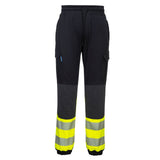 Portwest Broeken KX341 HiVis Stretch zwart-geel(KY)