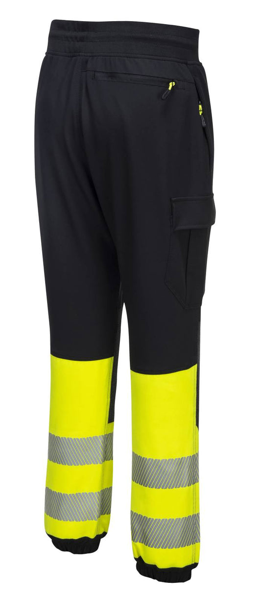 Portwest Broeken KX341 HiVis Stretch zwart-geel(KY)