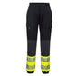 Portwest Broeken KX341 HiVis Stretch zwart-geel(KY)