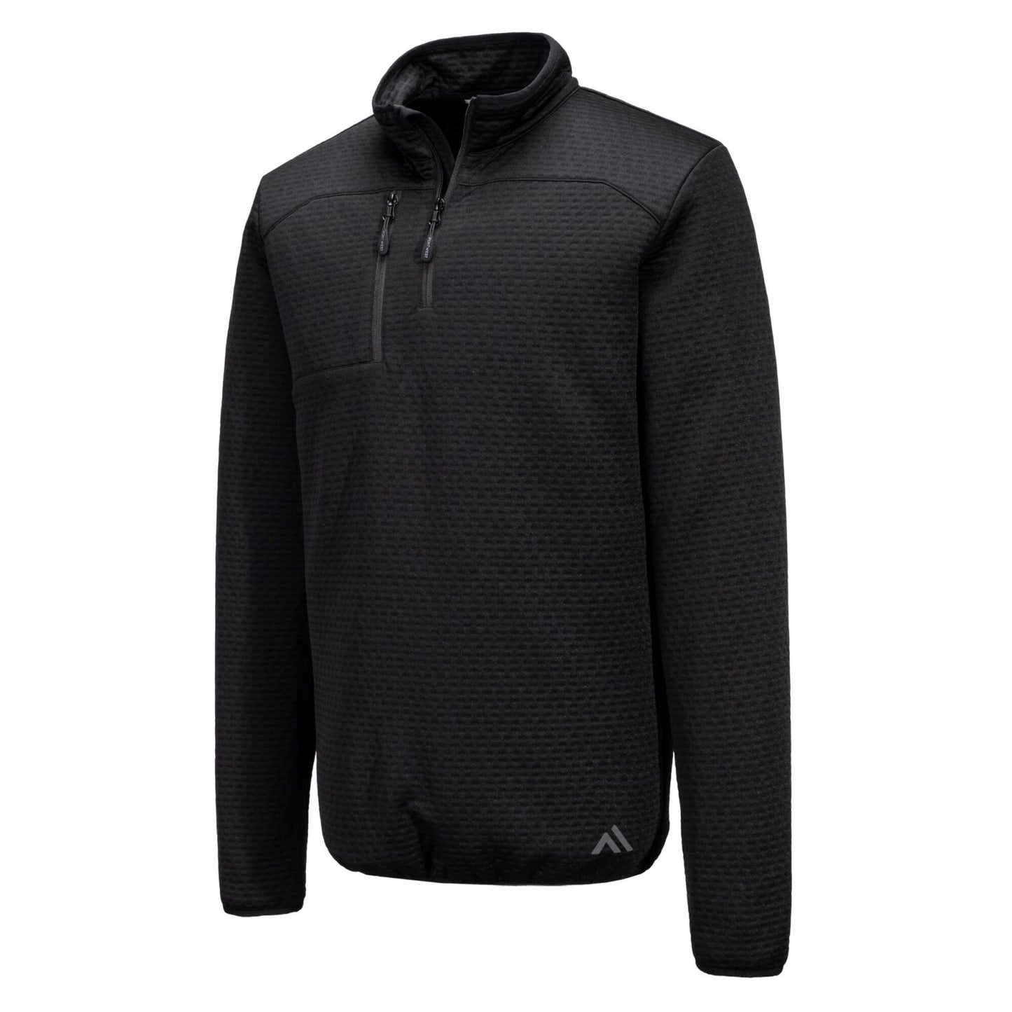 Portwest KX3 Sport Werkkleding Sweatshirt KX376 textured 1/4 zip zwart(BK)