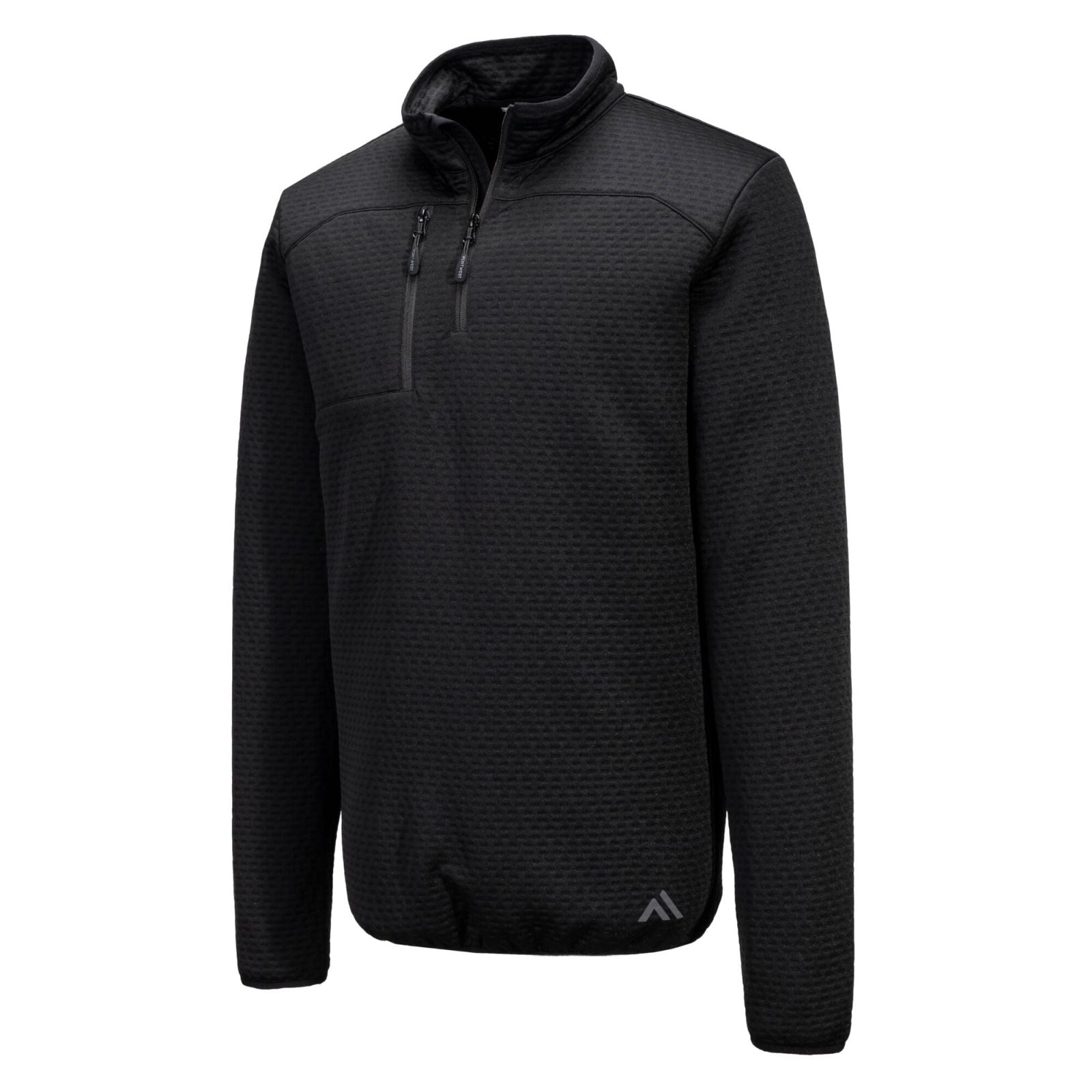 Portwest KX3 Sport Werkkleding Sweatshirt KX376 textured 1/4 zip zwart(BK)
