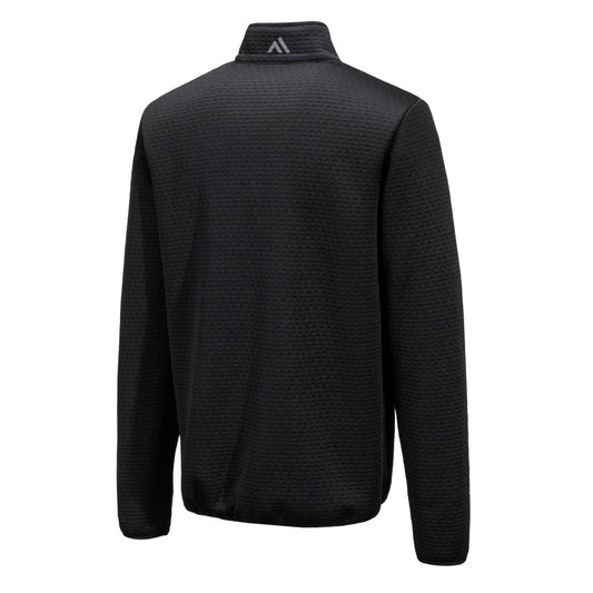 Portwest KX3 Sport Werkkleding Sweatshirt KX376 textured 1/4 zip zwart(BK)