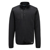 Portwest KX3 Sport Werkkleding Sweatshirt KX376 textured 1/4 zip zwart(BK)