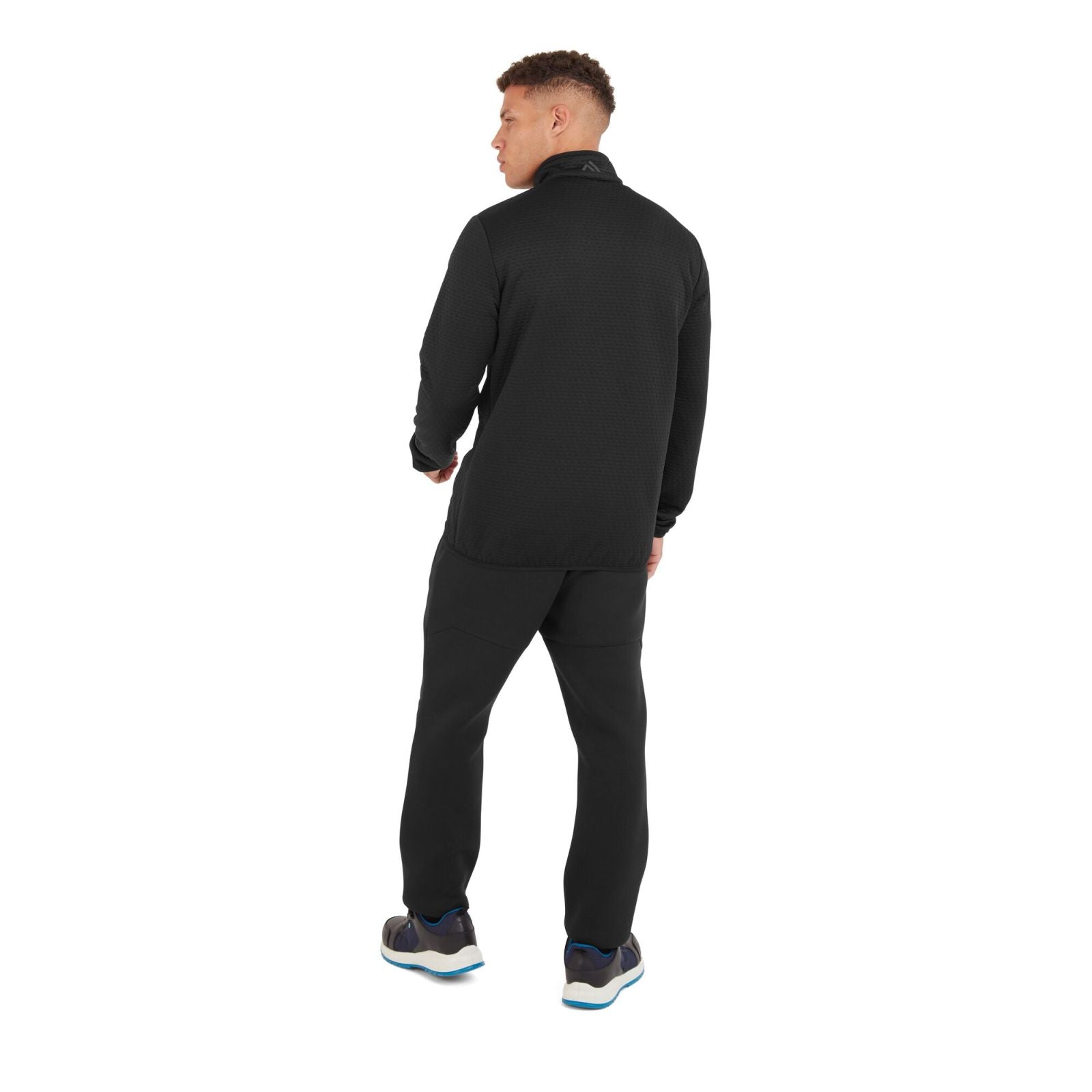 Portwest KX3 Sport Werkkleding Sweatshirt KX376 textured 1/4 zip zwart(BK)