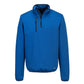 Portwest KX3 Sport Werkkleding Sweatshirt KX376 textured 1/4 zip kwartsblauw(QB)