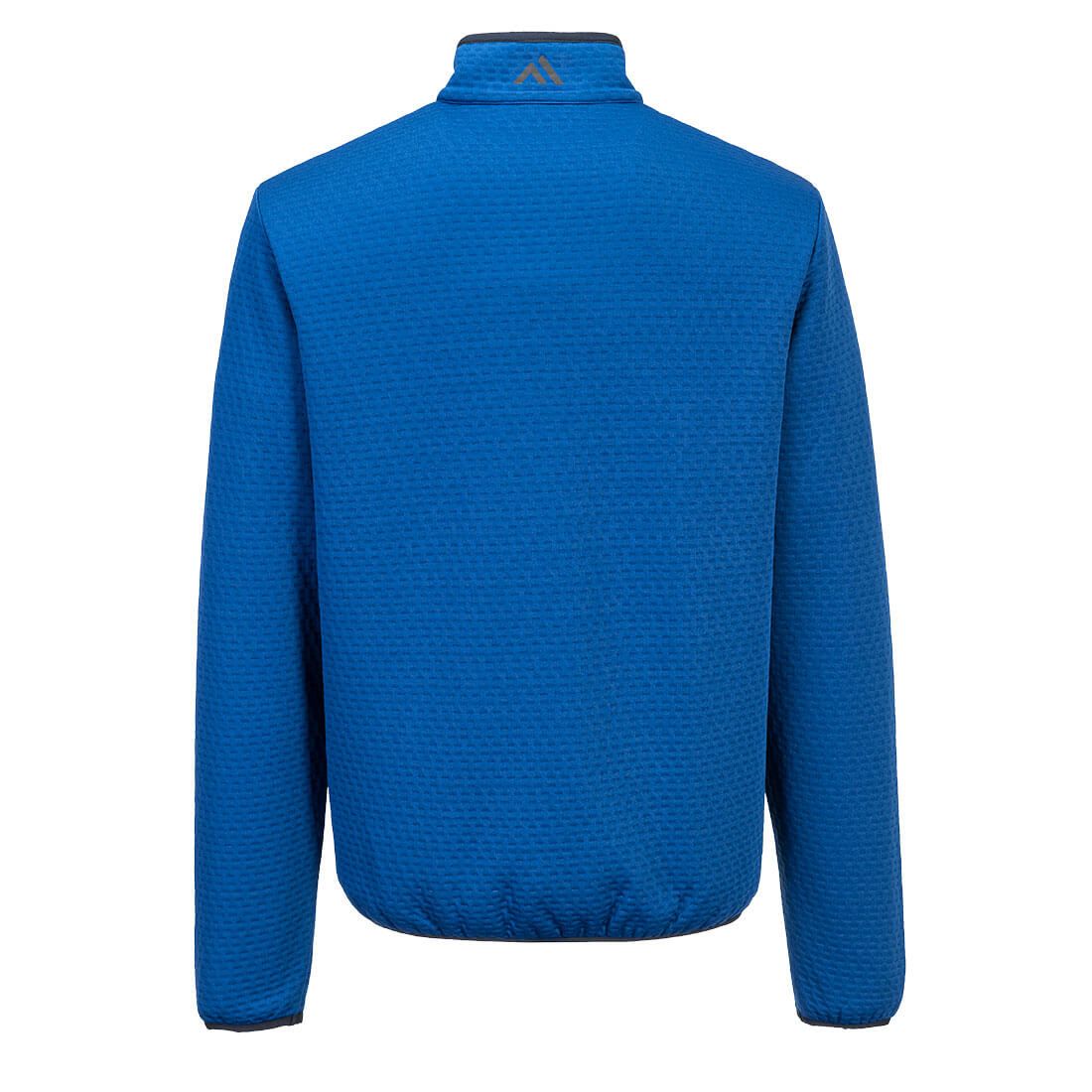 Portwest KX3 Sport Werkkleding Sweatshirt KX376 textured 1/4 zip kwartsblauw(QB)