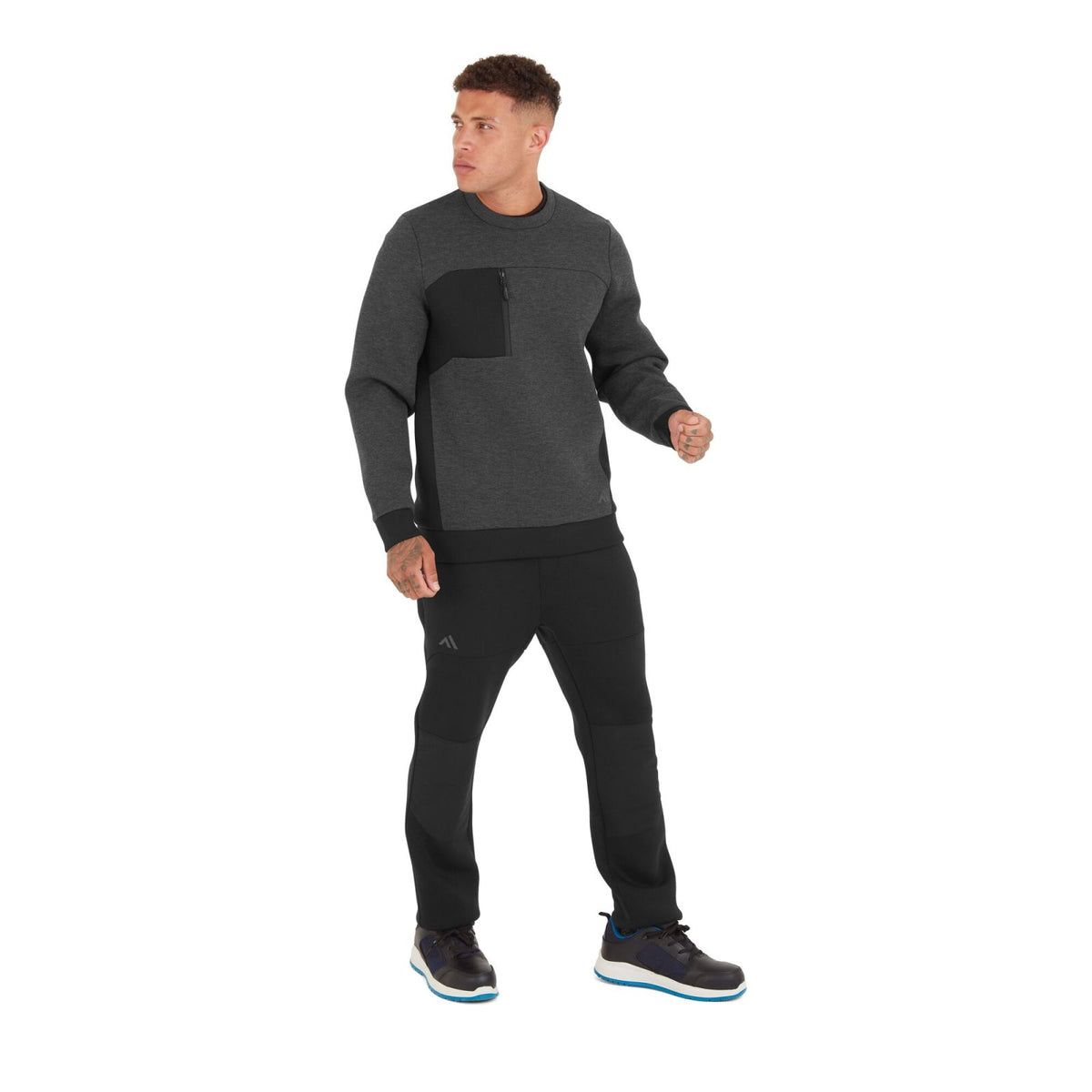 Portwest KX3 Sport Werkkleding Sweatshirt KX377 Tech metaalgrijs(MG)