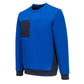 Portwest KX3 Sport Werkkleding Sweatshirt KX377 Tech kwartsblauw-donker marineblauw(QD)