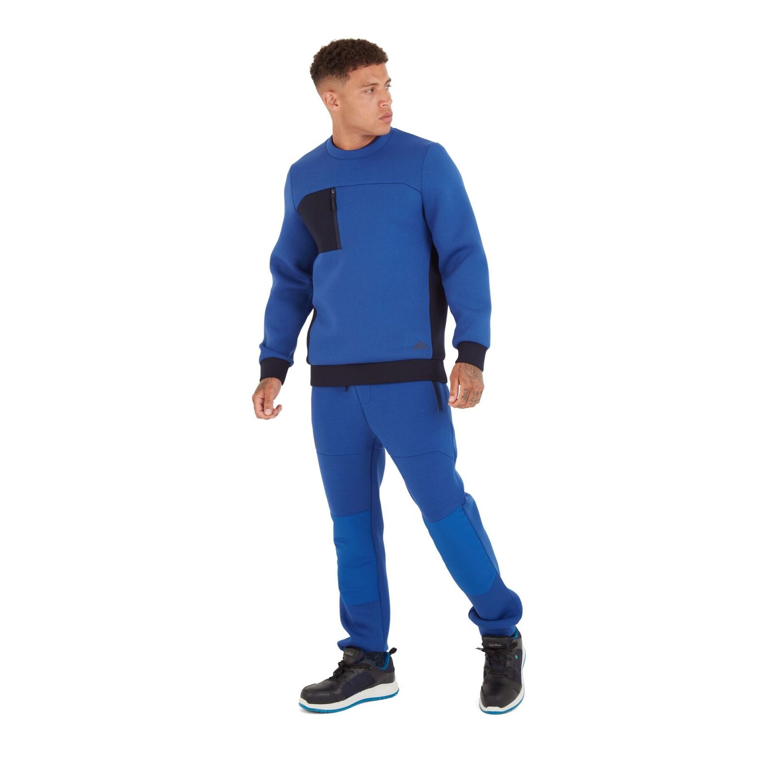 Portwest KX3 Sport Werkkleding Sweatshirt KX377 Tech kwartsblauw-donker marineblauw(QD)
