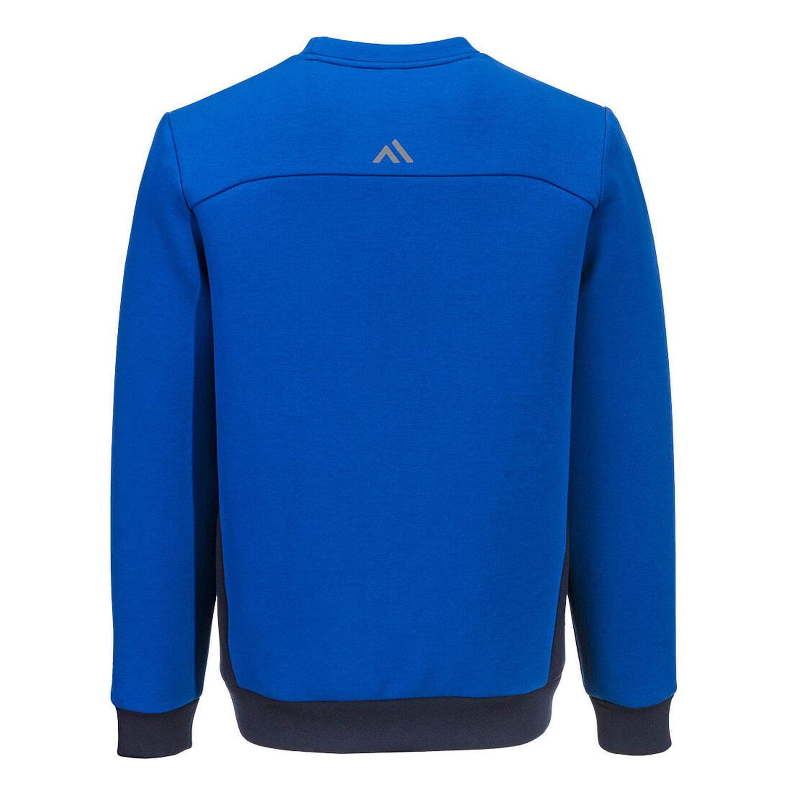 Portwest KX3 Sport Werkkleding Sweatshirt KX377 Tech kwartsblauw-donker marineblauw(QD)