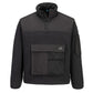 Portwest KX3 Sport Werkkleding Sweatshirt KX378 1/4 zip fleece zwart(BK)
