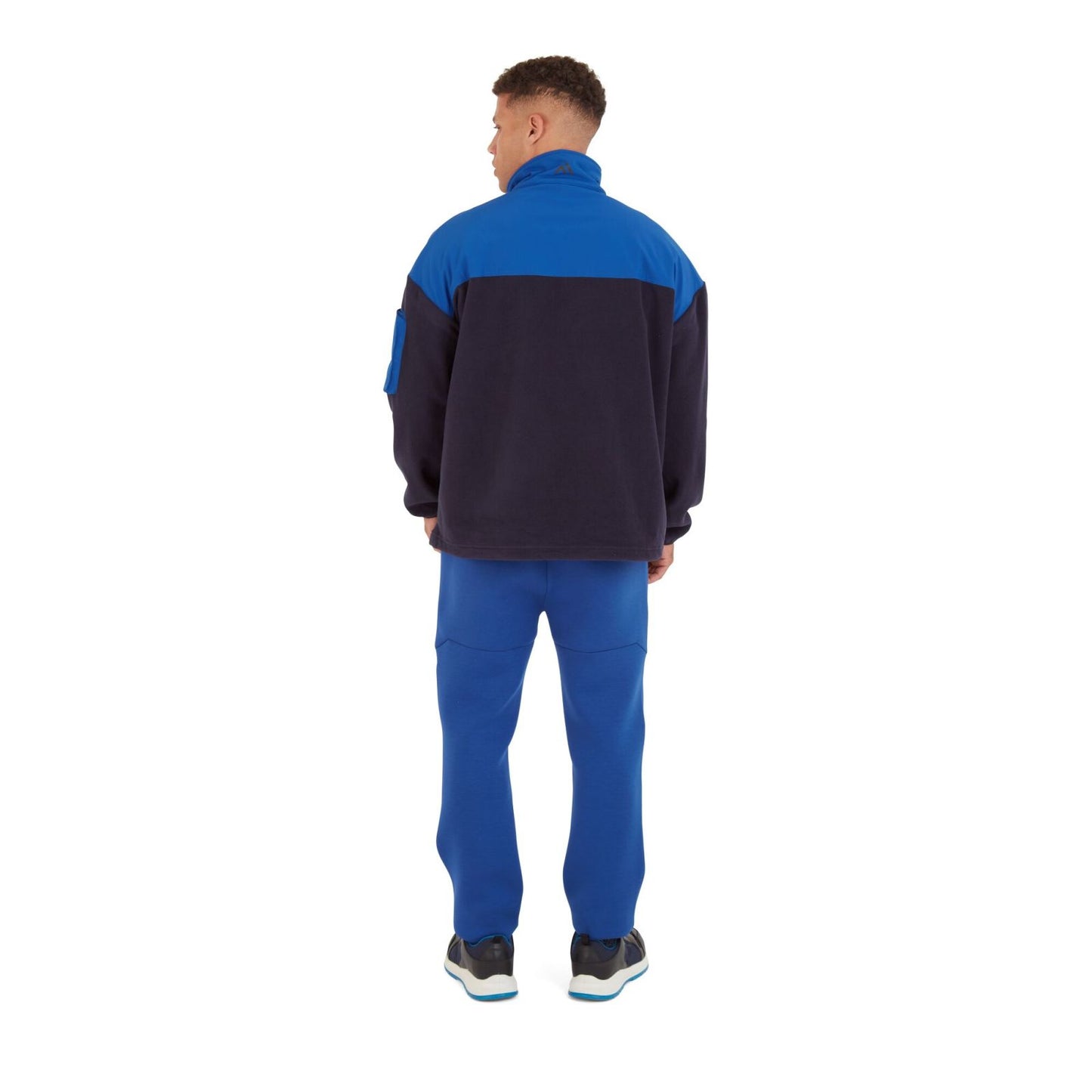 Portwest KX3 Sport Werkkleding Sweatshirt KX378 1/4 zip fleece donker marineblauw-kwartsblauw(DQ)