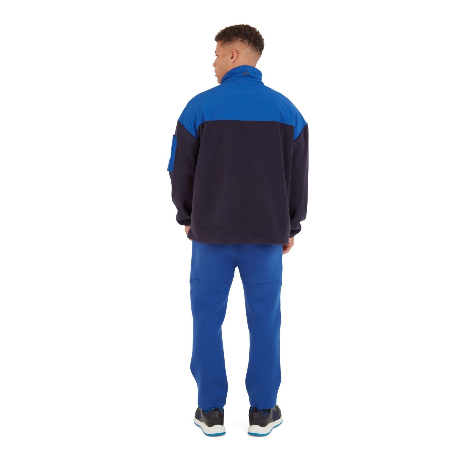 Portwest KX3 Sport Werkkleding Sweatshirt KX378 1/4 zip fleece donker marineblauw-kwartsblauw(DQ)
