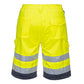 Portwest Korte Broeken L043 geel-marineblauw(YN)