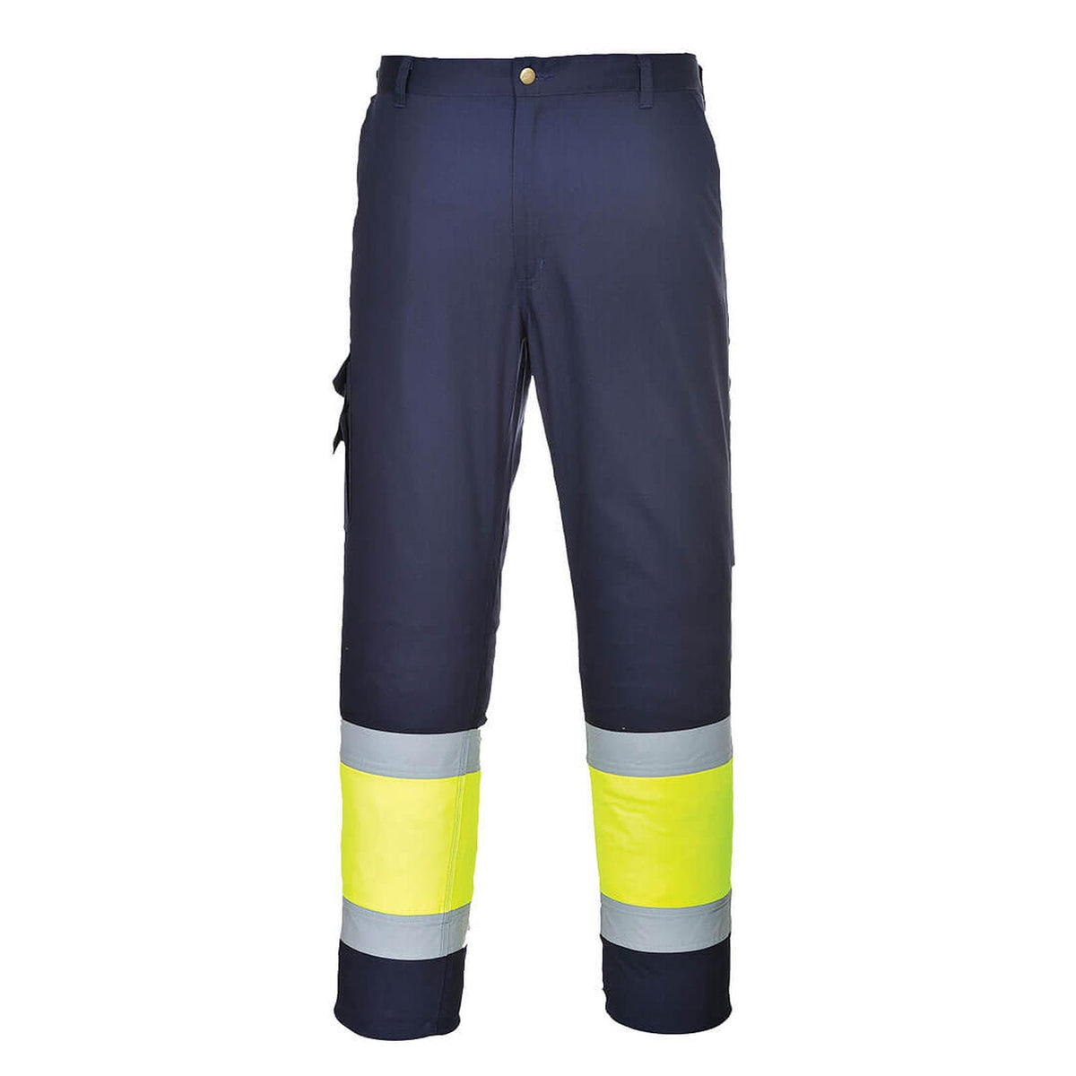 Portwest Broeken L049 geel-marineblauw(YN)