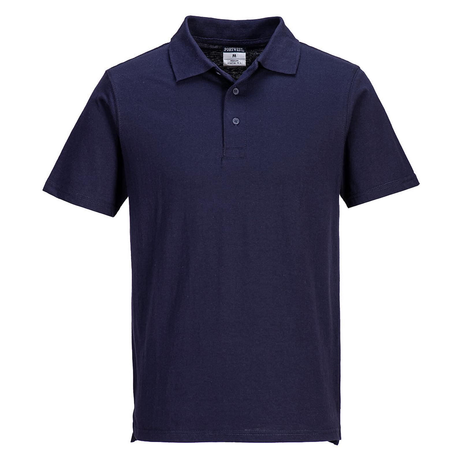 Portwest Corporate Casuals Jersey Poloshirt L210 lichtgewicht (48 stuks per doos) marineblauw(NA)