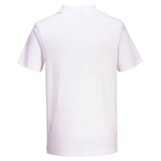 Portwest Corporate Casuals Jersey Poloshirt L210 lichtgewicht (48 stuks per doos) wit(WH)
