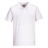 Portwest Corporate Casuals Jersey Poloshirt L210 lichtgewicht (48 stuks per doos) wit(WH)