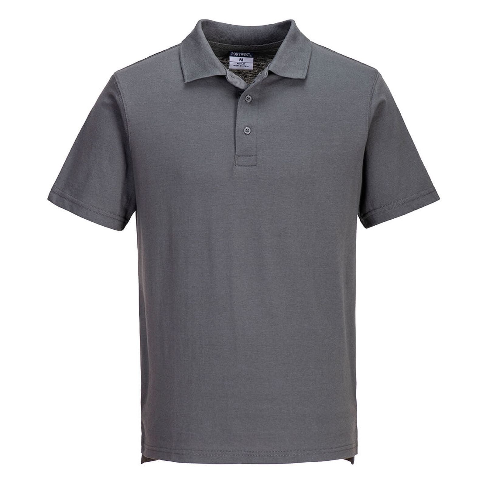 Portwest Corporate Casuals Jersey Poloshirt L210 lichtgewicht (48 stuks per doos) zoomgrijs(ZO)