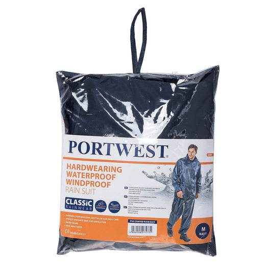 Portwest Regenpakken L440 marineblauw(NA)